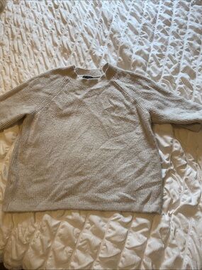 Ann Taylor Factory ivory knit sweater
